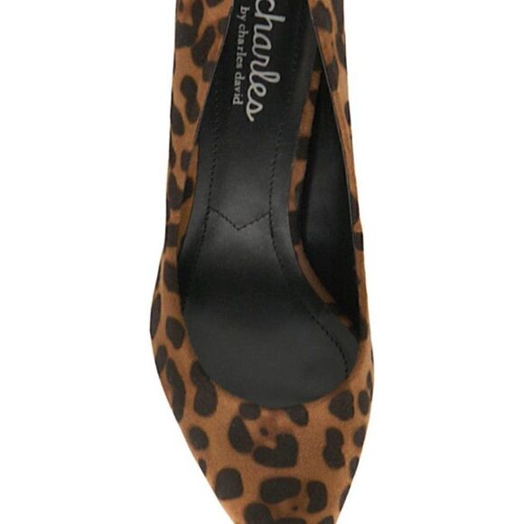 Women’s On Trend Charles David Arya Leopard Animal Heels 7.5 - Picture 5 of 6